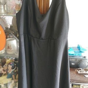 Torrid size 1 NWT black skater dress